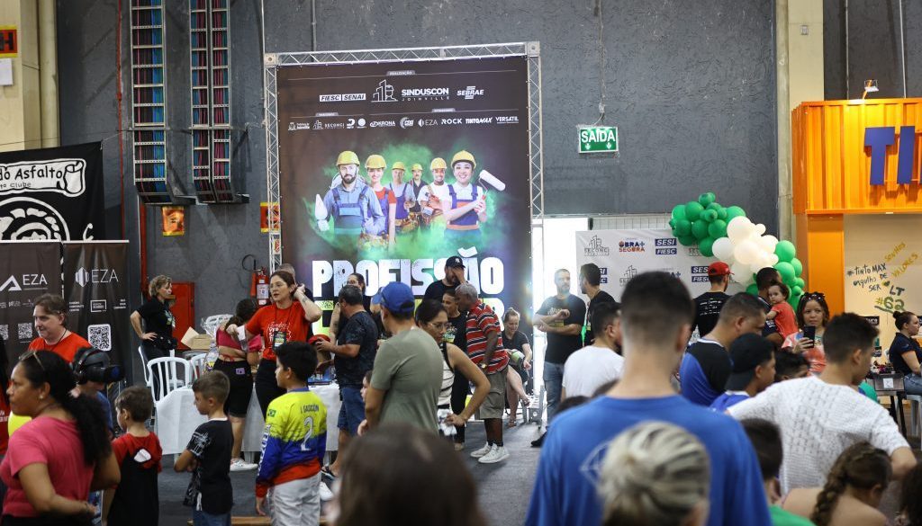 Profissão Construir é destaque na Festa do Trabalhador Profissão Construir é destaque na Festa do Trabalhador